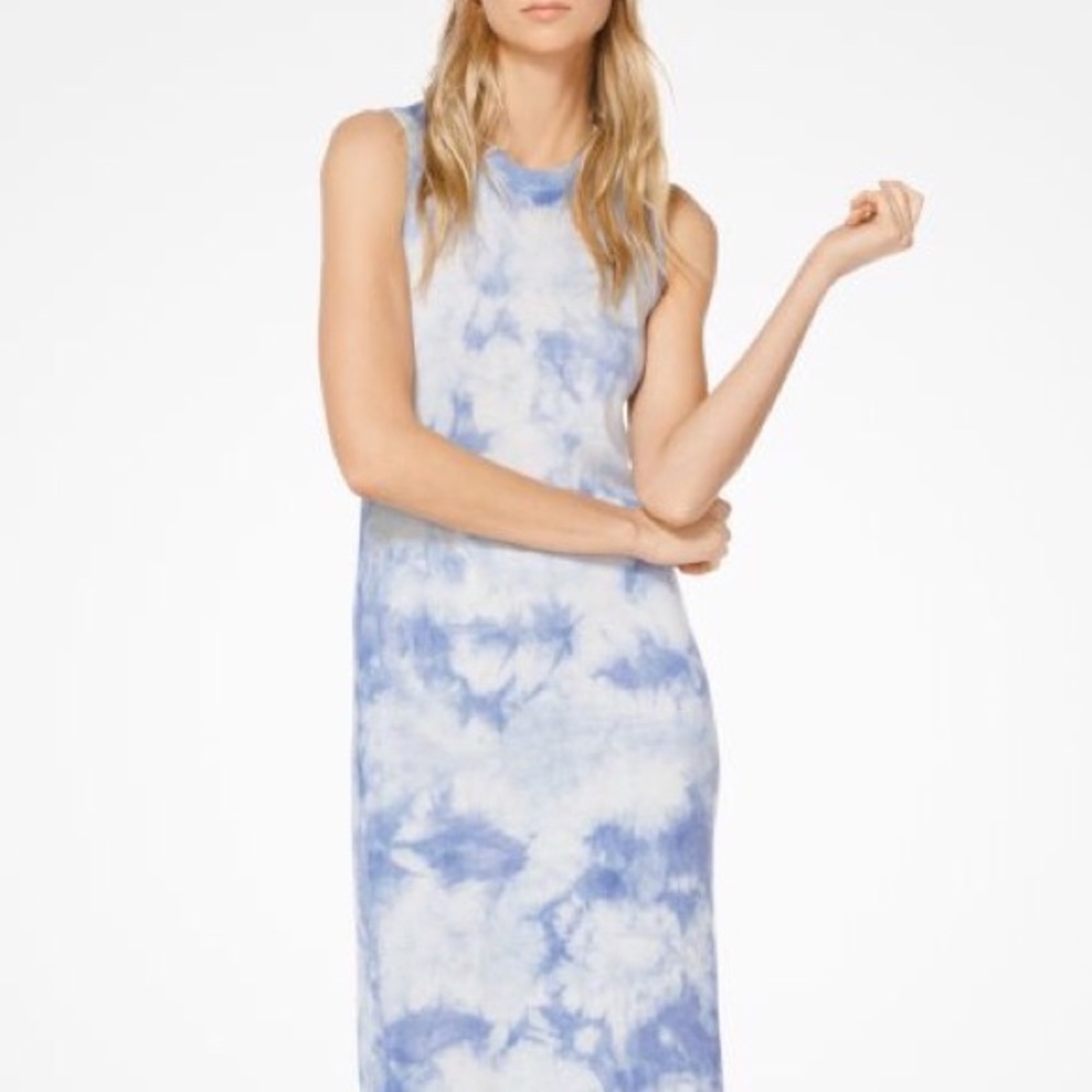Michael Kors Tie Dye Blue Maxi Dress